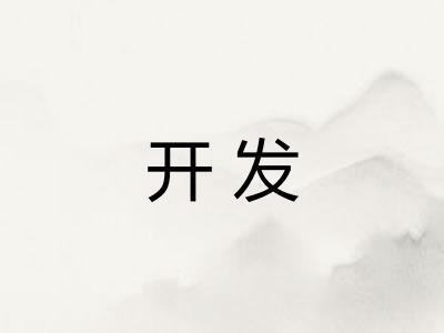 开发