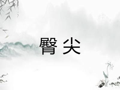 臀尖