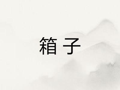 箱子