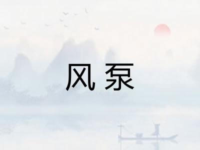 风泵