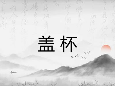 盖杯