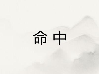 命中