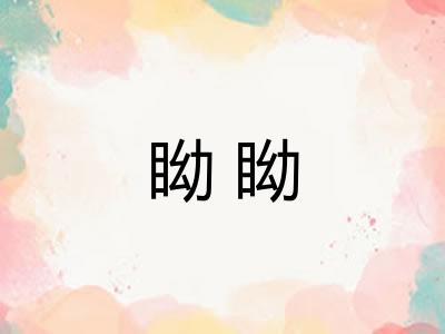 眑眑