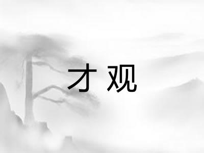 才观