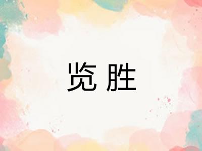 览胜