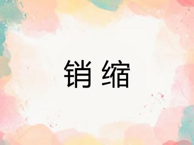 销缩