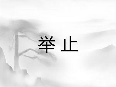 举止