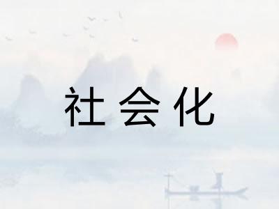 社会化