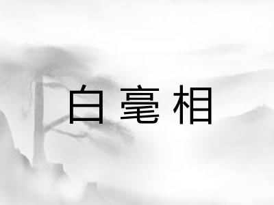白毫相