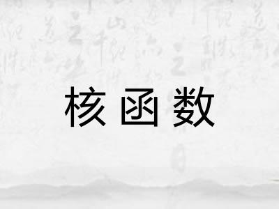 核函数