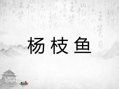 杨枝鱼