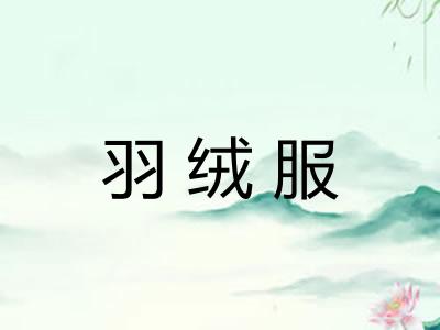 羽绒服