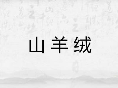 山羊绒