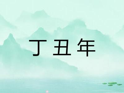 丁丑年