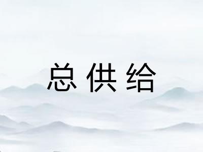 总供给