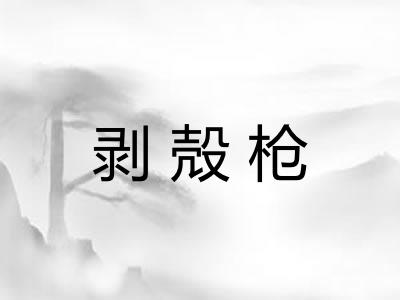 剥殻枪