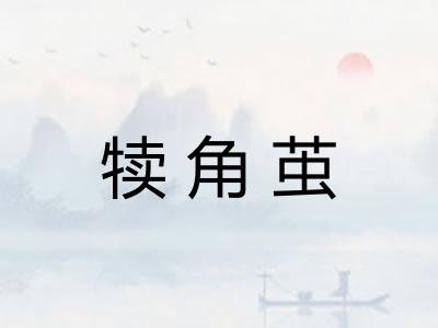 犊角茧