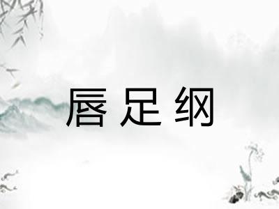 唇足纲