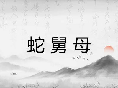 蛇舅母