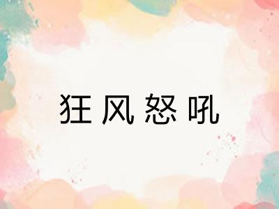 狂风怒吼