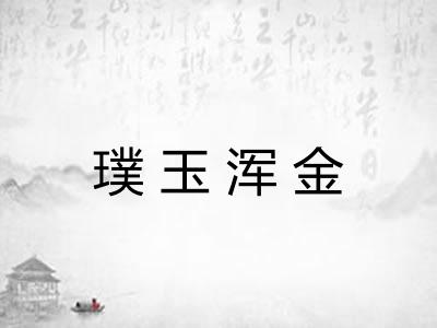 璞玉浑金
