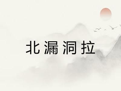 北漏洞拉
