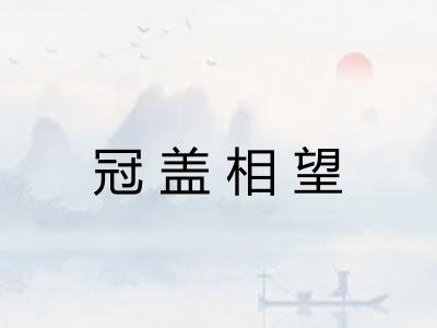 冠盖相望
