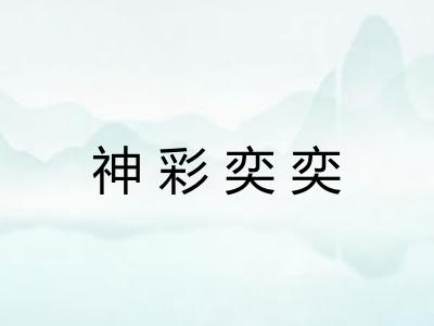 神彩奕奕