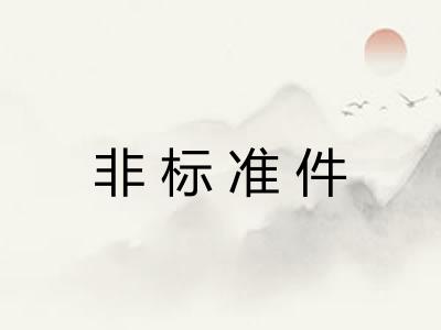 非标准件