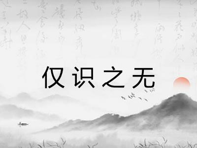 仅识之无
