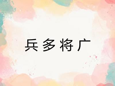 兵多将广