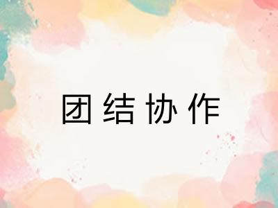团结协作