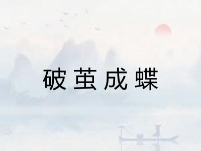 破茧成蝶
