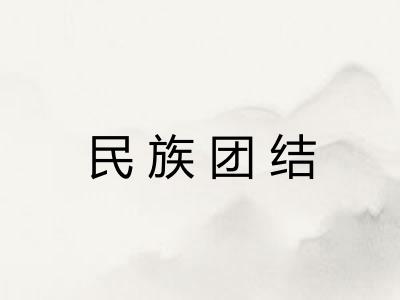 民族团结